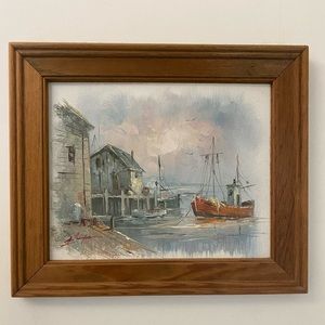 Beautiful Vintage Oil Painting Signed